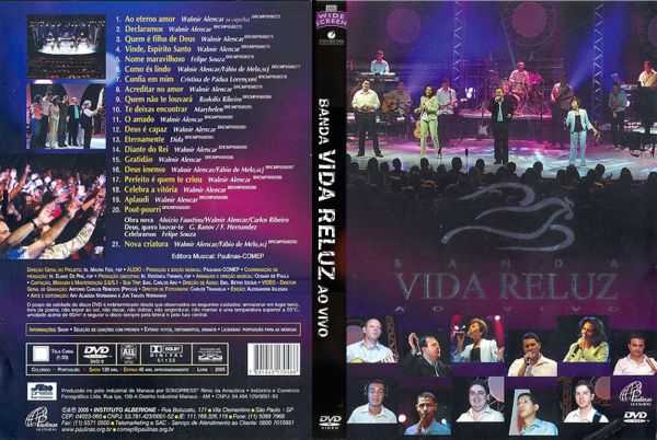 Banda Vida Reluz ao vivo DVD (7891443170466)