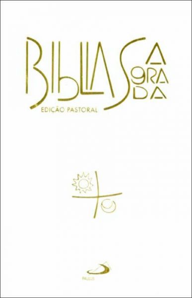 Biblia Edição Pastoral Médio Capa PU Branca (9788534932950)