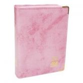 Bíblia Luxo Ave-Maria Média (capa rosa)